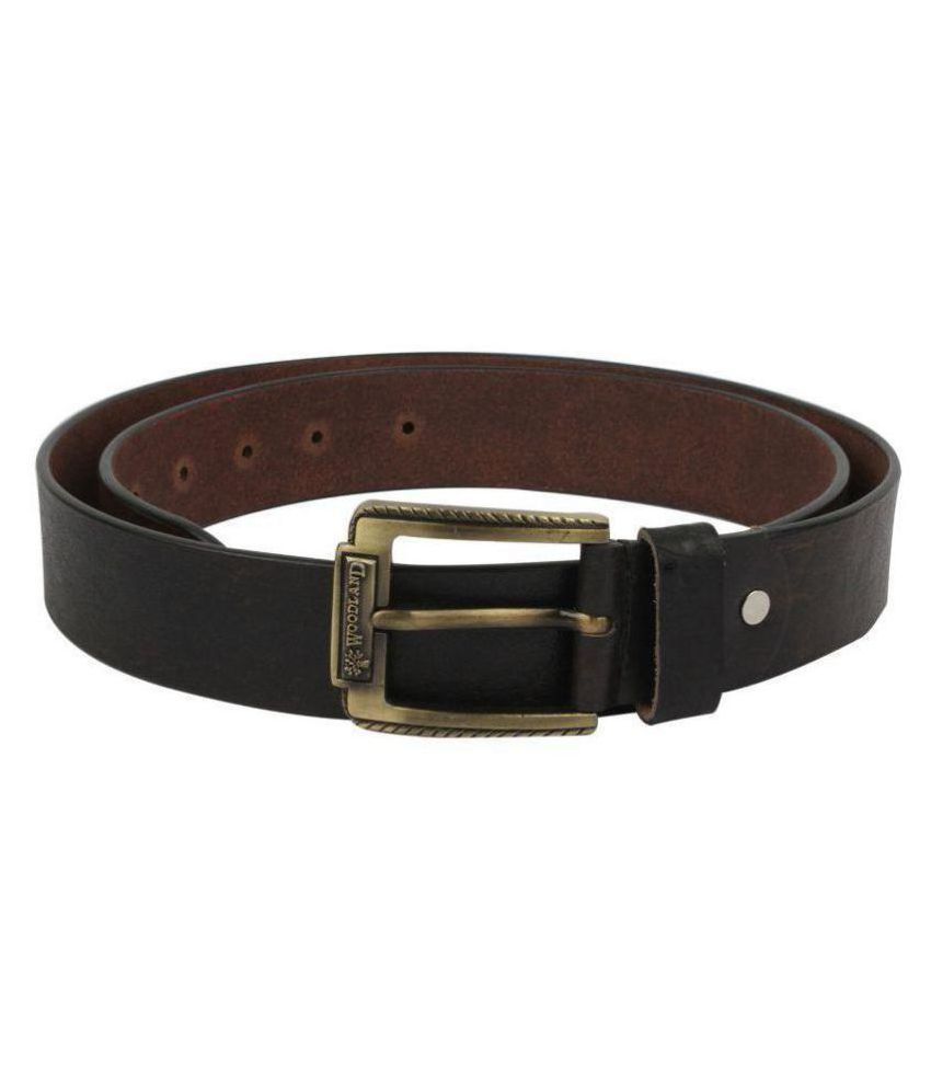 woodland Black Leather Casual Belts - Buy woodland Black Leather Casual ...