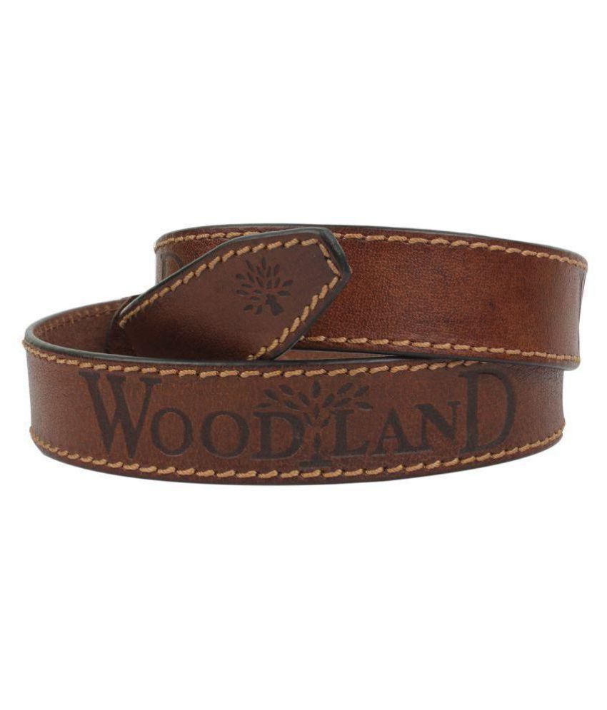 woodland Brown Leather Casual Belts Buy woodland Brown Leather Casual