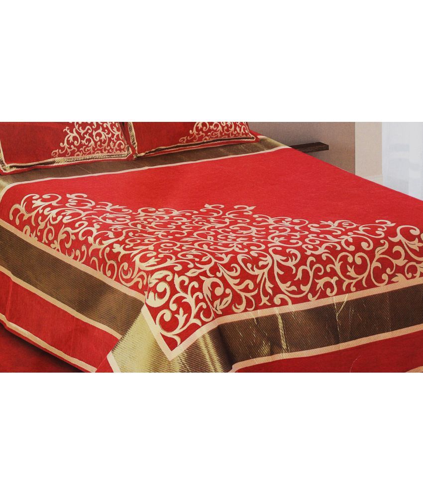 Bombay Dyeing Velvet Double Bedsheet with 2 Pillow Covers Buy Bombay