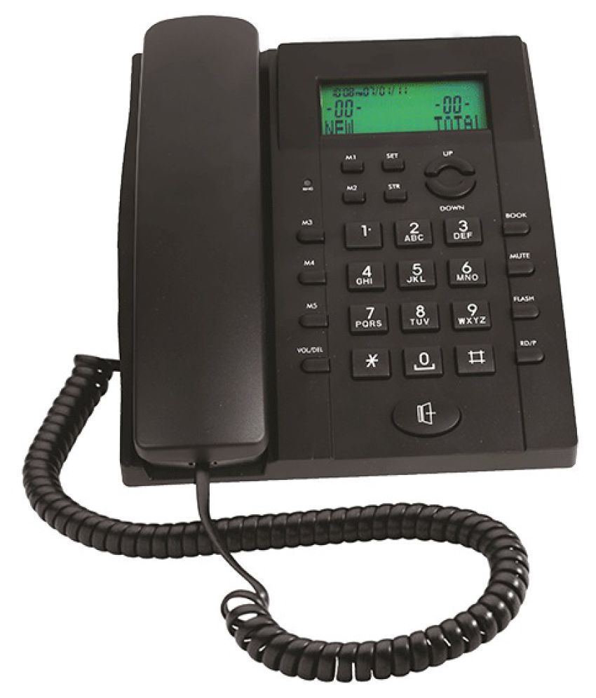 Buy Binatone BT730 Corded Landline Phone ( Black ) Online at Best