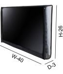 Lithara Single PVC Sony Bravia KDL -43W750E 43 Inch Full HD Led TV Cover