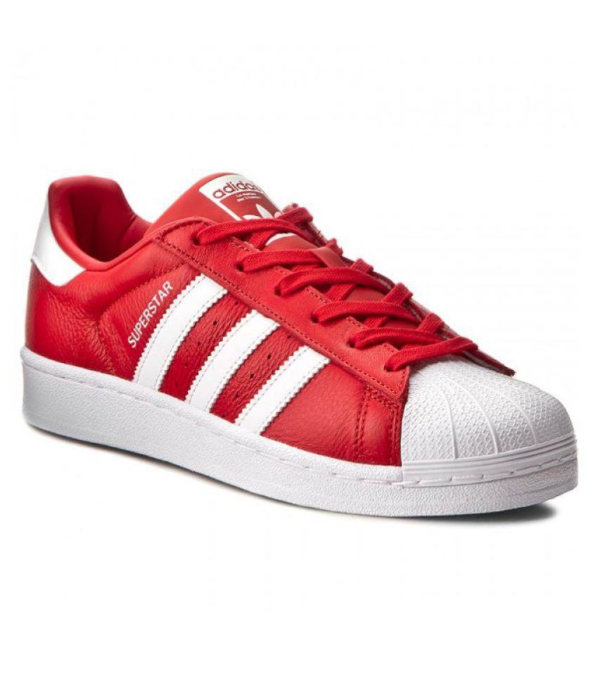 Adidas 2017 SUPERSTAR RED Lifestyle Red Casual Shoes - Buy Adidas 2017 ...