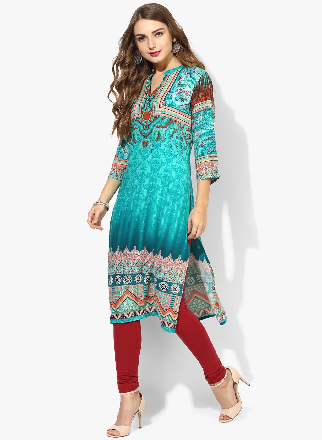 Lagi Green Rayon Straight Kurti Buy Lagi Green Rayon Straight Kurti Online At Best Prices In India On Snapdeal