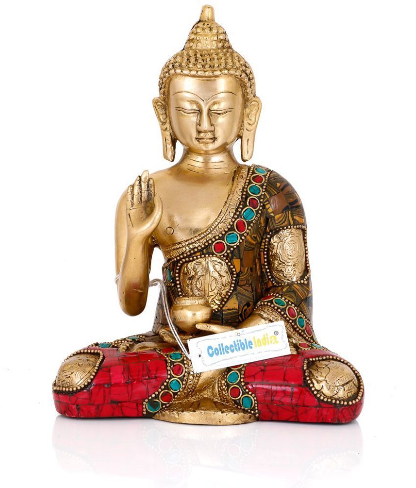 Collectible India Buddha Brass Idol Buy Collectible India Buddha Brass Idol at Best Price in