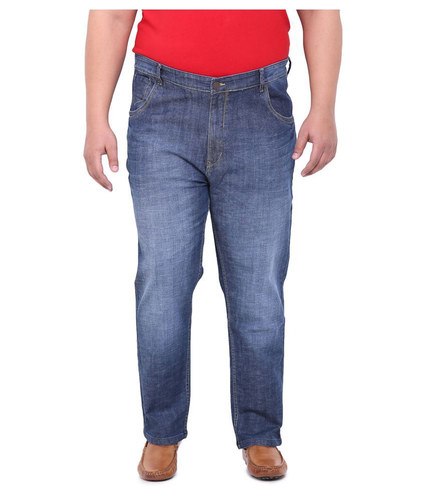 John Pride Blue Regular Fit Jeans - Buy John Pride Blue Regular Fit ...