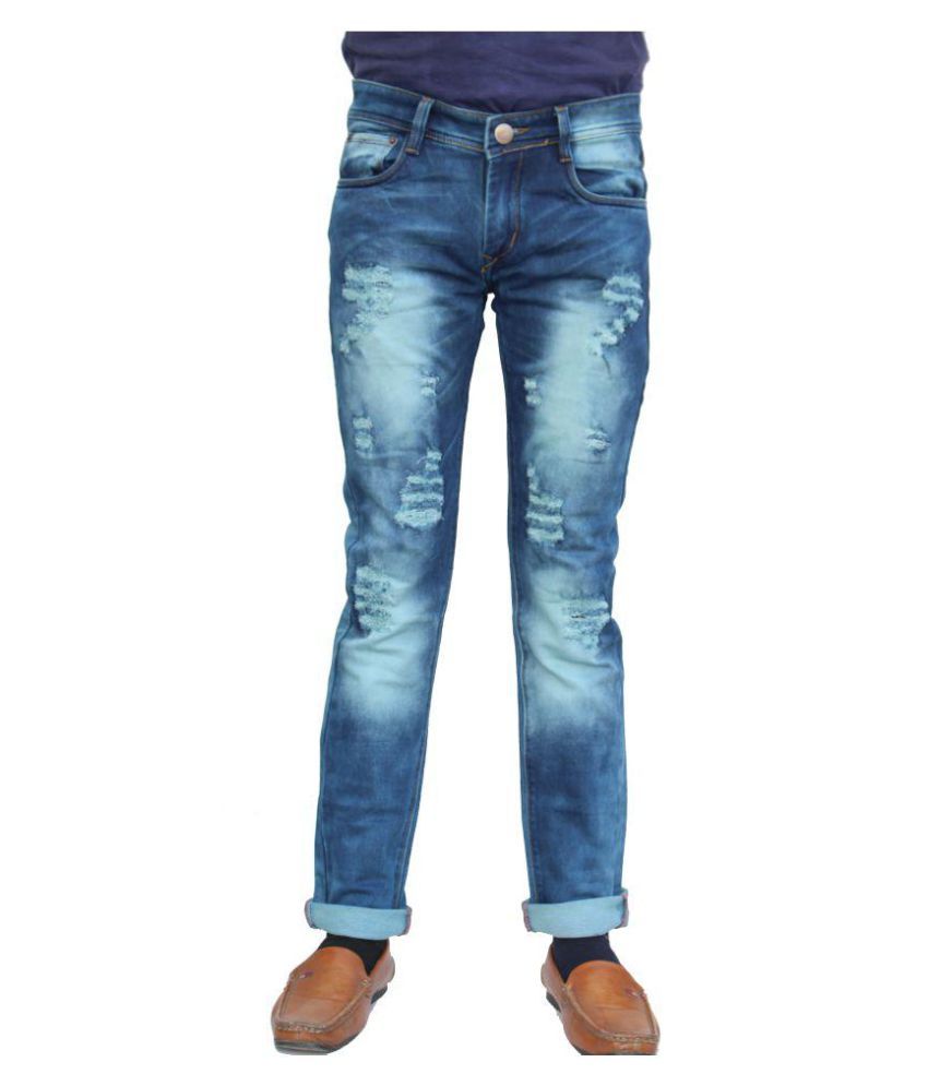 blue relaxed jeans