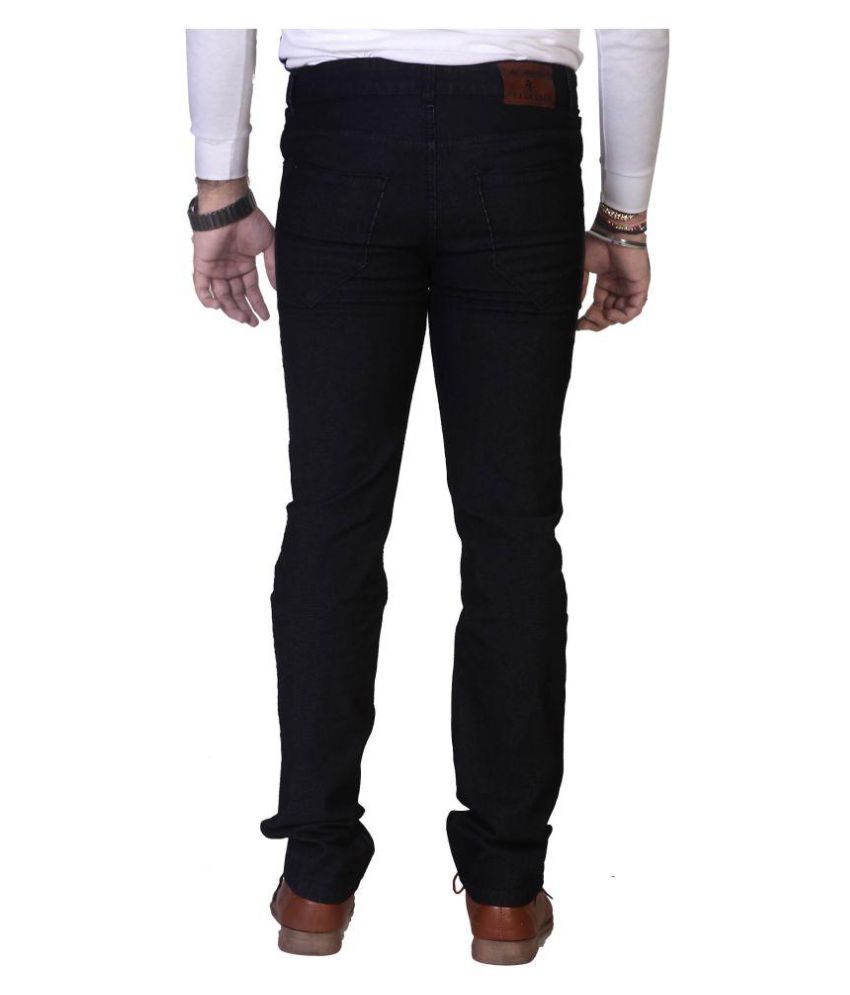 mens black straight jeans