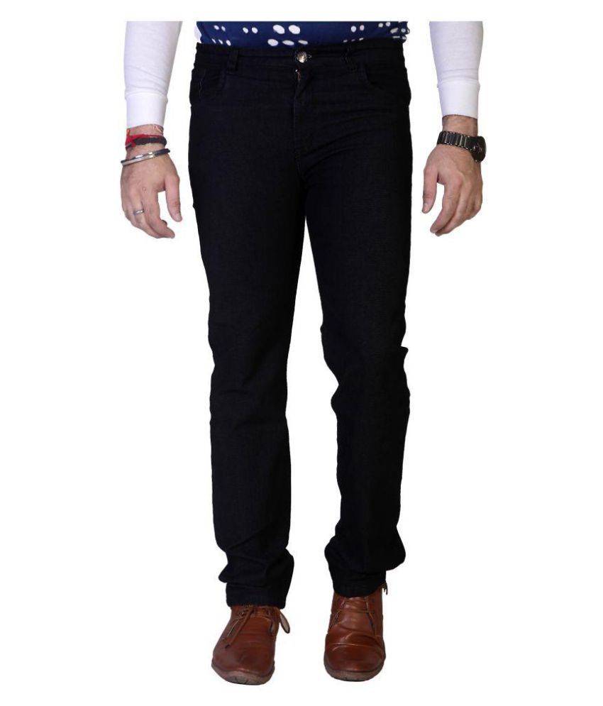 PRANKSTER Black Straight Jeans - Buy PRANKSTER Black Straight Jeans ...