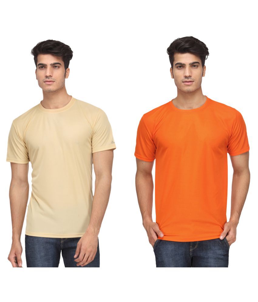     			FUNKY GUYS Multi Round T-Shirt Pack of 2