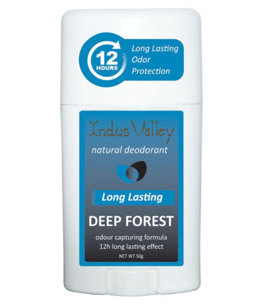 Indus Valley Deep Forest Deodrant For 12hr Long Lasting Effects Unisex Daily use Stick 50 g Pack of 1