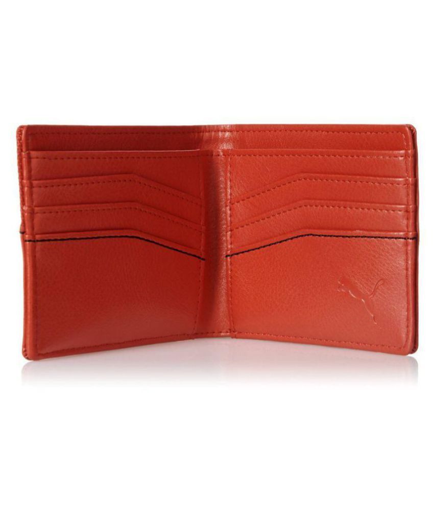 puma red wallet