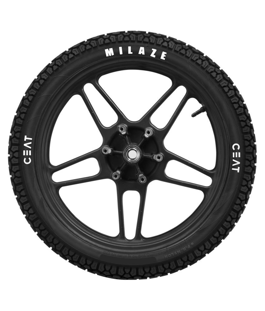 Ceat Milaze 3.00 18 52P Tubeless Bike Tyre, Rear Home Delivery
