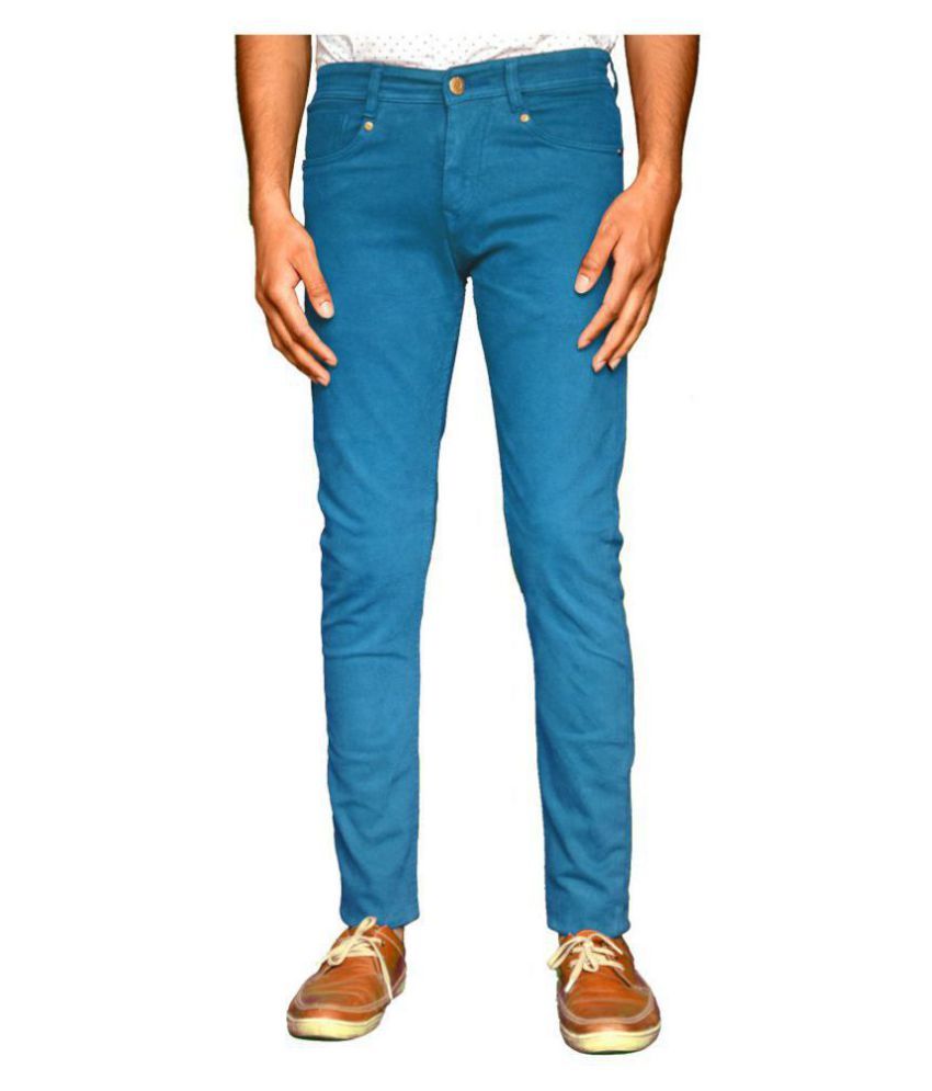 light blue slim jeans