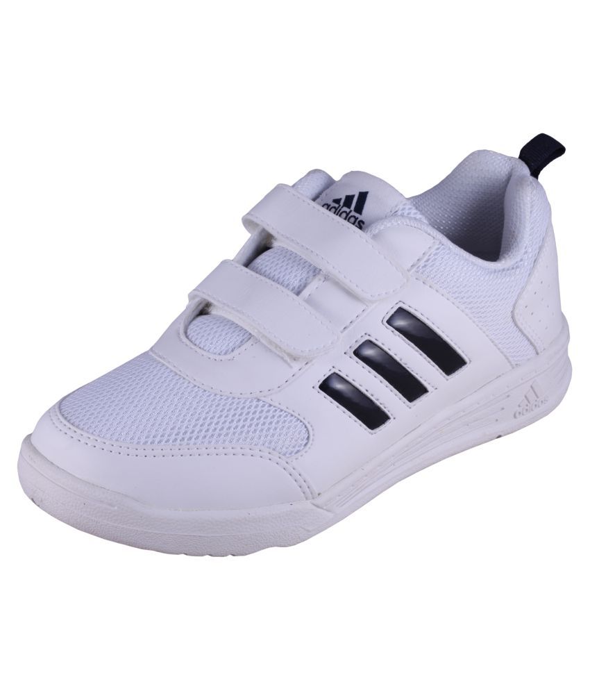 white velcro shoes adidas