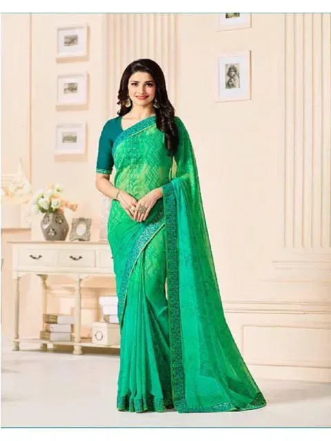 Buy Plain Chiffon Sarees Online In India At Best Price Offers | Tata CLiQ