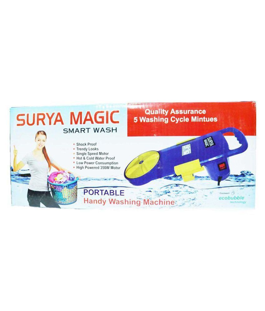 surya magic smart wash portable handy washing machine