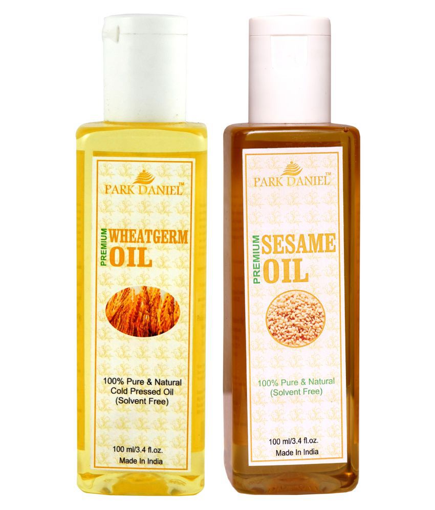     			Park Daniel Premium Wheatgerm & Sesame Oil(200 ml) 100% Pure & Natural 100 ml Pack of 2