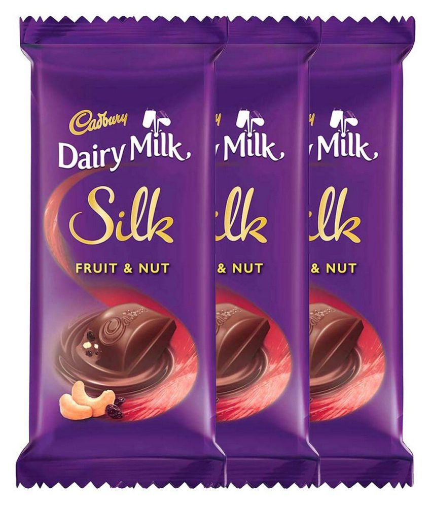 Cadbury Dairy Milk Silk Fruit & Nut Milk Chocolate 450 gm: Buy Cadbury Dairy Milk Silk Fruit ...