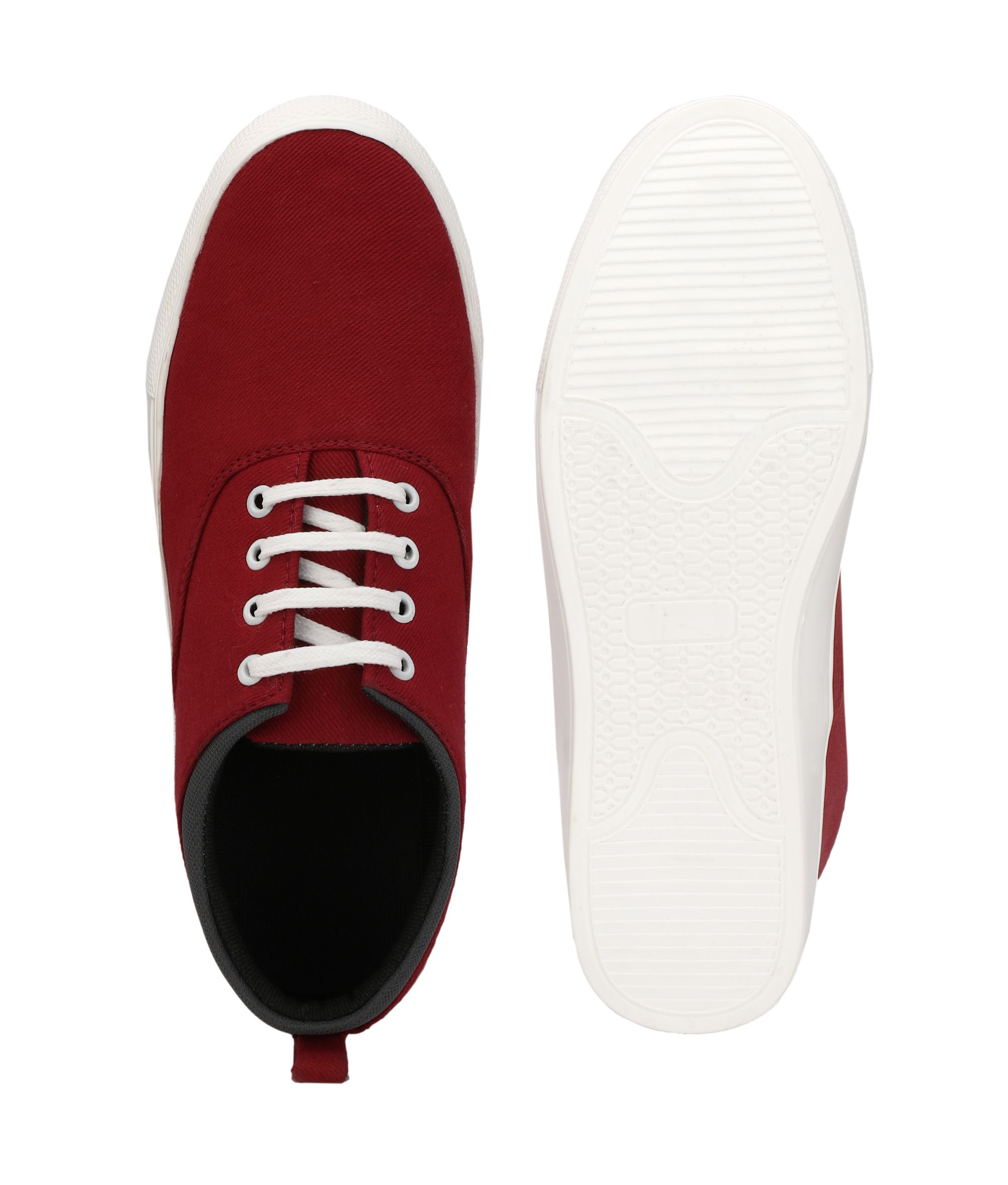CEONA Casual Shoes Sneakers Maroon Casual Shoes - Buy CEONA Casual ...