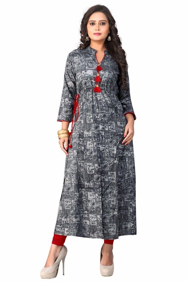 kurti grey colour