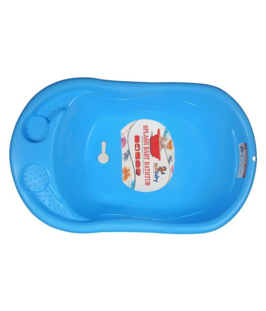 Sunbaby Blue Plastic Baby Bath Tub: Buy Sunbaby Blue Plastic Baby Bath ...