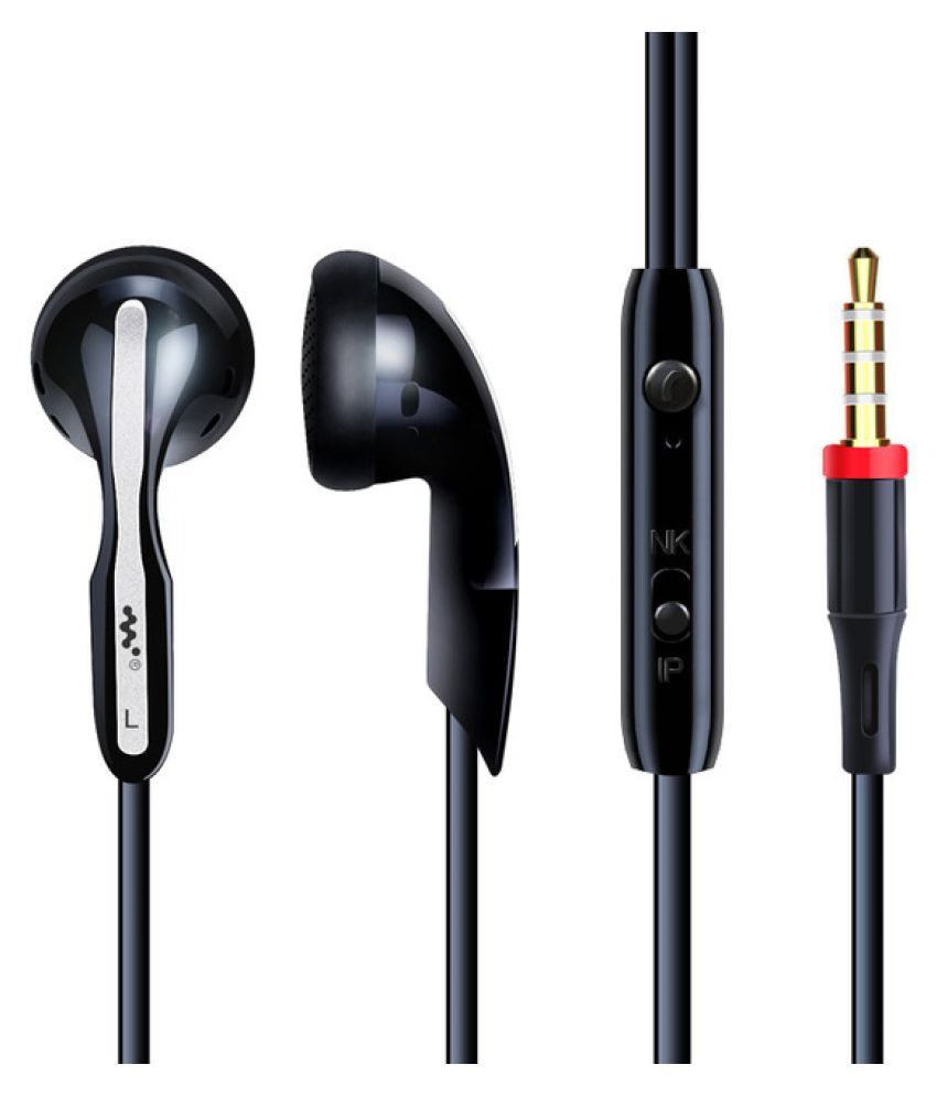 WowObjects Comfortable Flat InEar Earphone Universal 3.5mm Jack