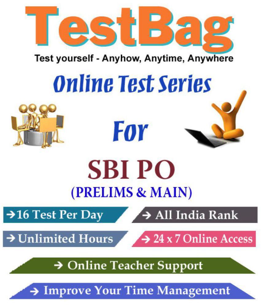 Testbag SBI PO Online Prelims Mains Mock Test Series Online Tests Buy Testbag SBI PO Online