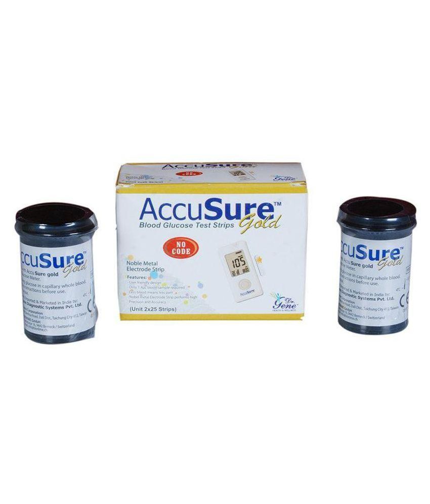     			ACCUSURE ACCUSURE Gold 100 Test Strips