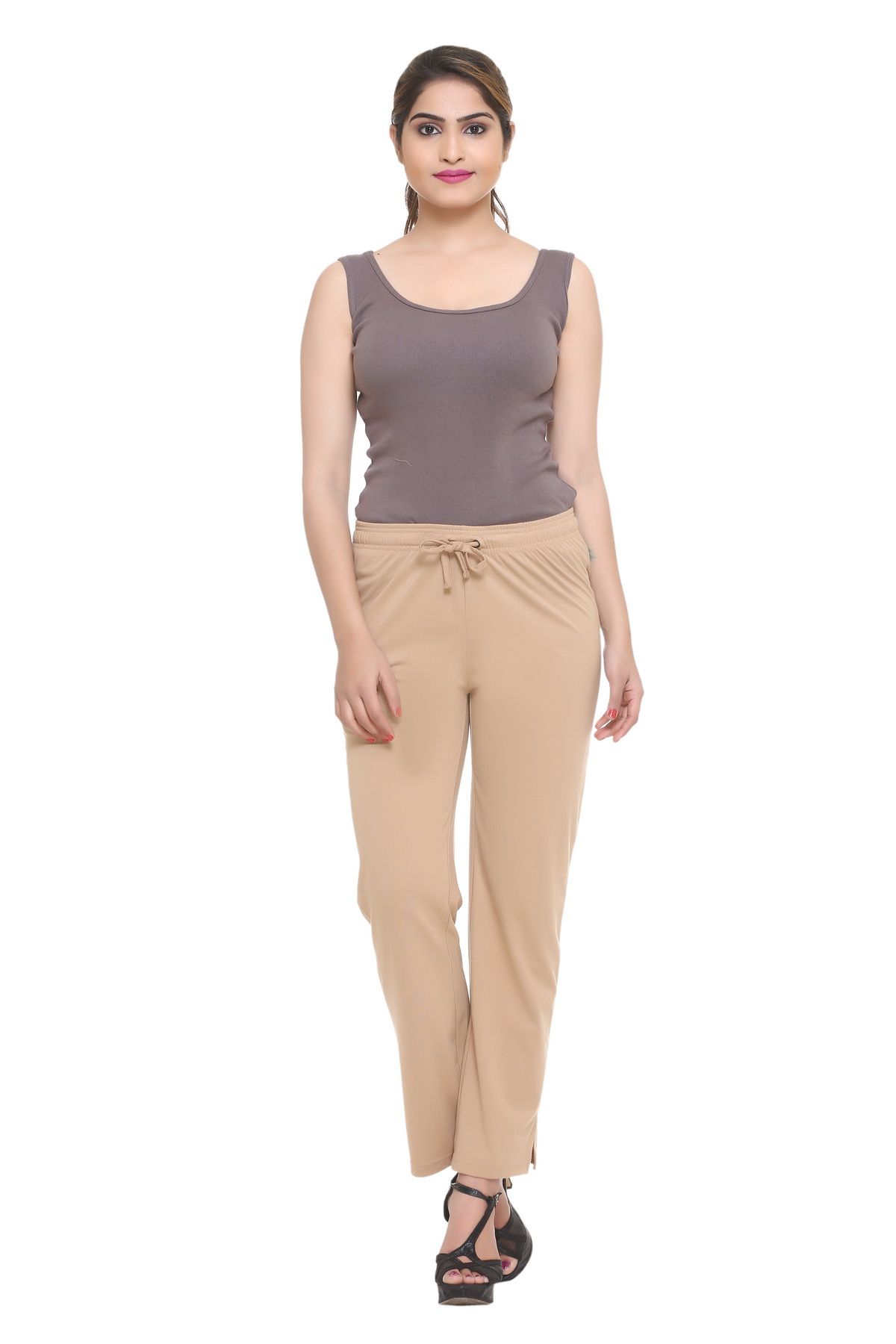 synthetic palazzo pants