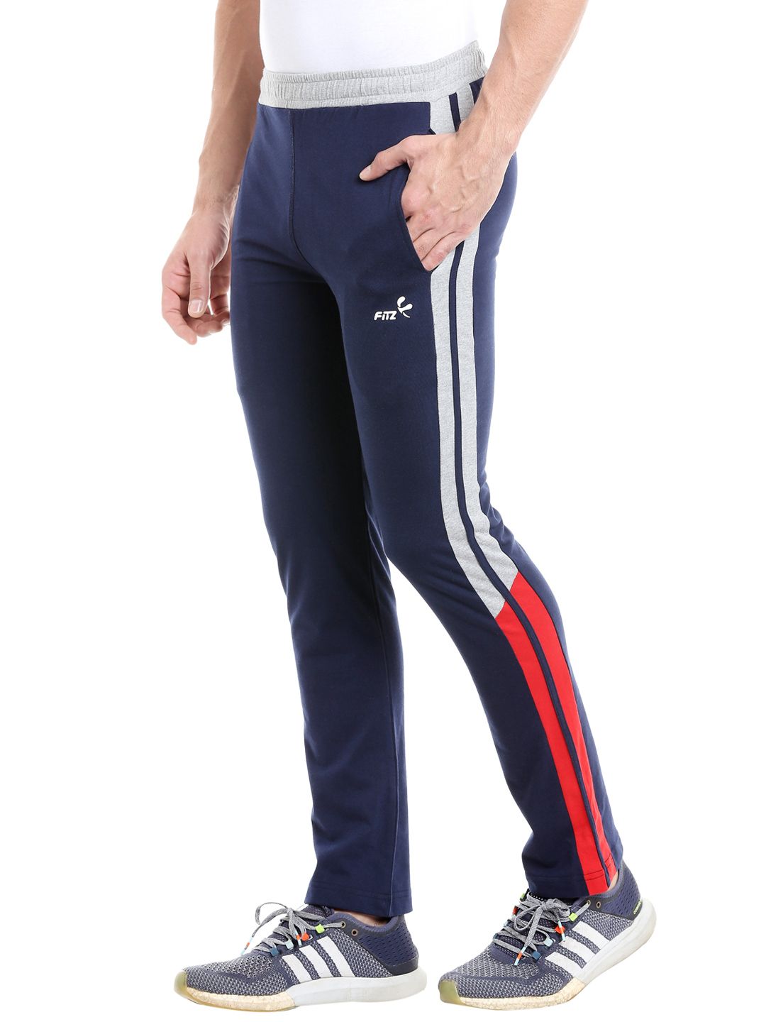 polyester cotton track pants