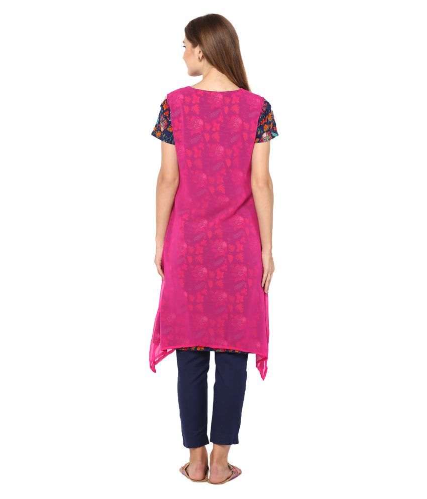 Avanya Cotton Kurti With Pants - Stitched Suit - Buy Avanya Cotton ...