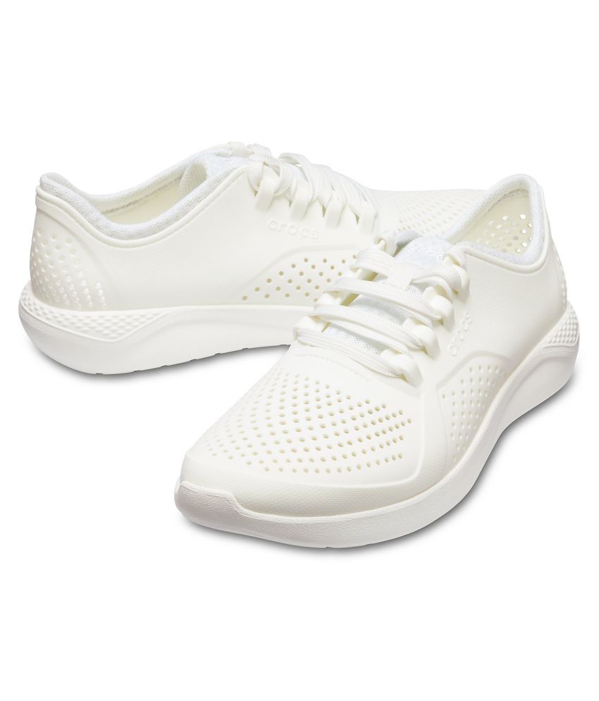 crocs literide pacer white