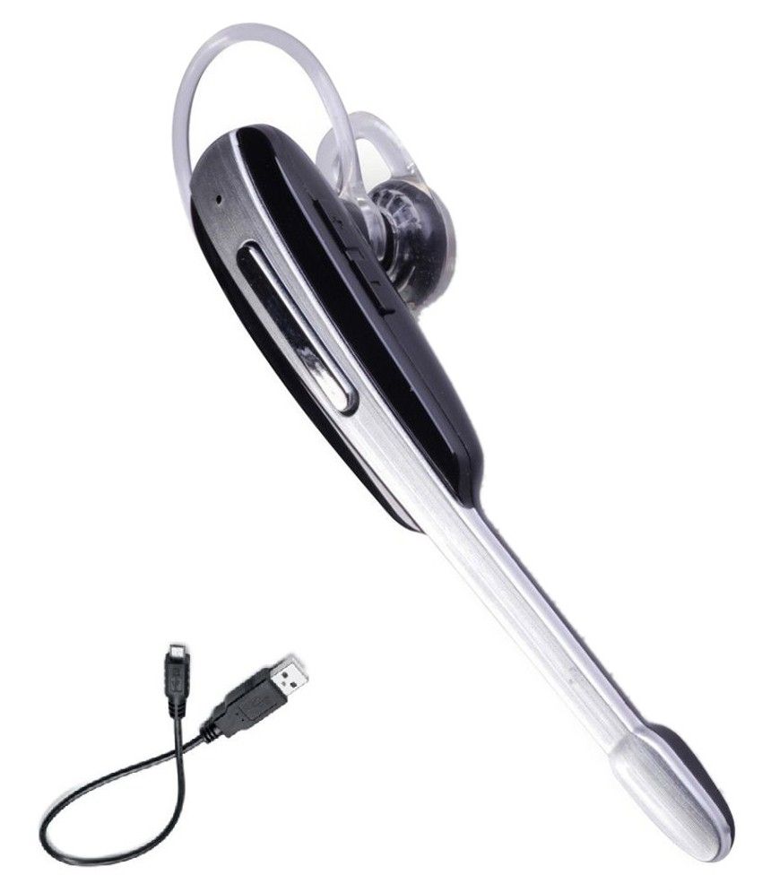 MS KING Micromax A104 Canvas Fire 2 Bluetooth Headset Silver Buy MS