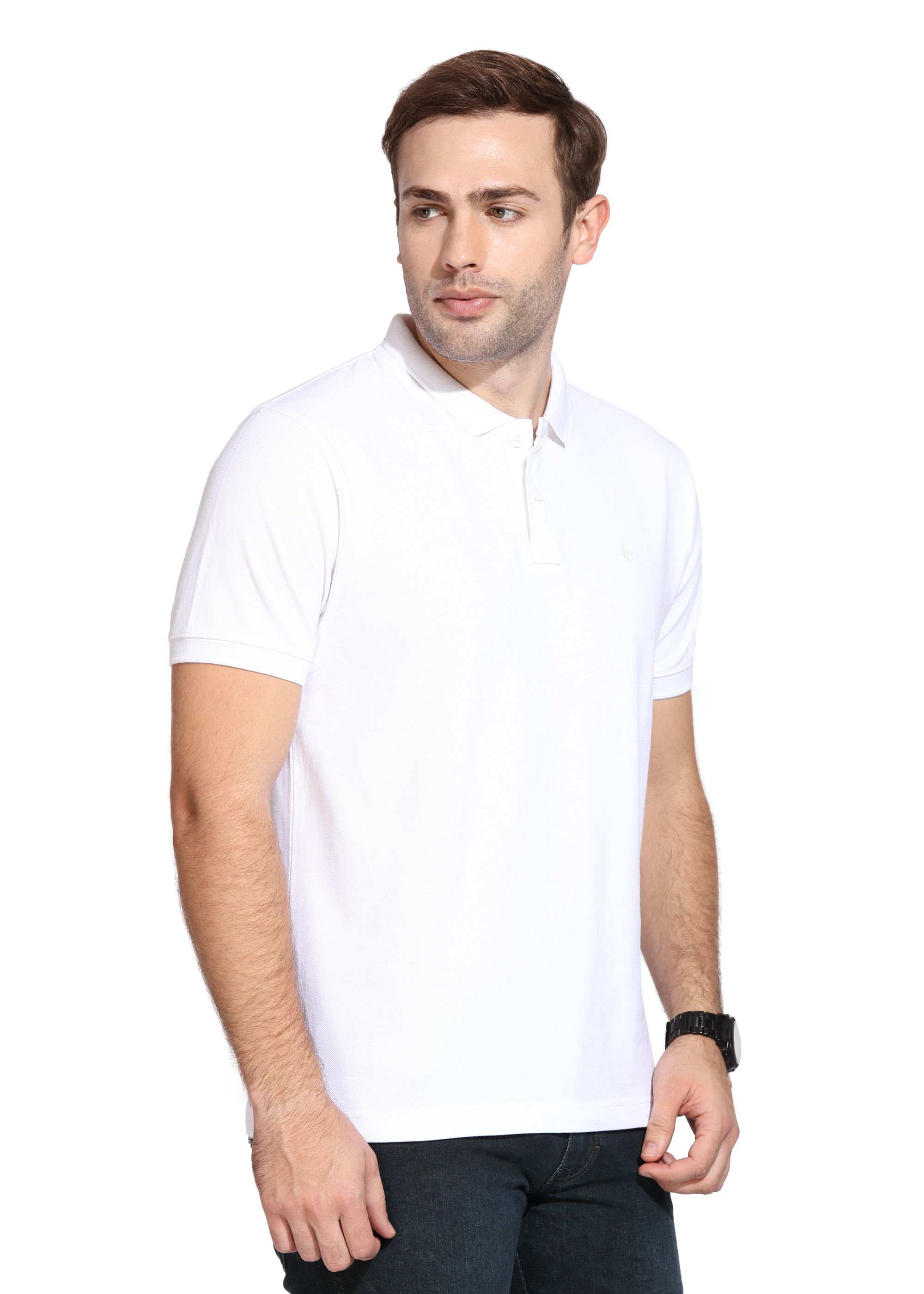 Wrangler White Round T-Shirt - Buy Wrangler White Round T-Shirt Online ...