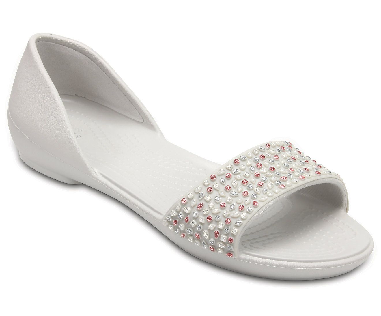 bridal crocs flats