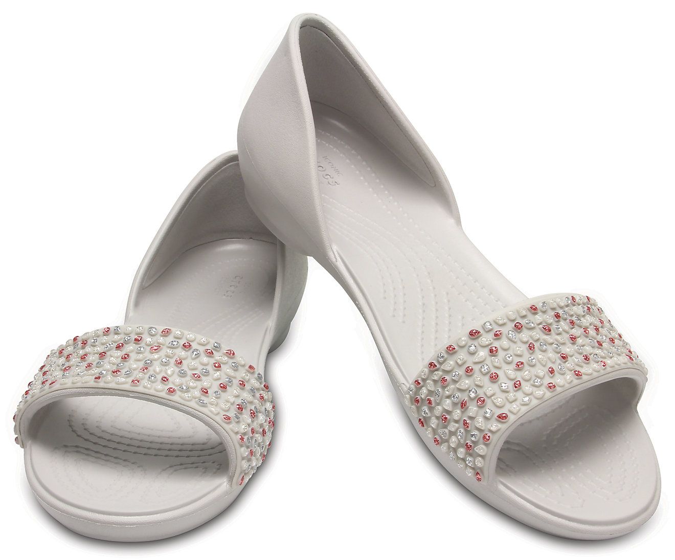 bridal crocs flats
