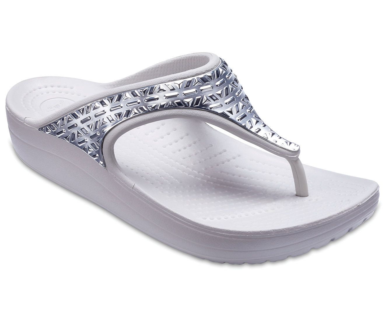crocs white slippers price