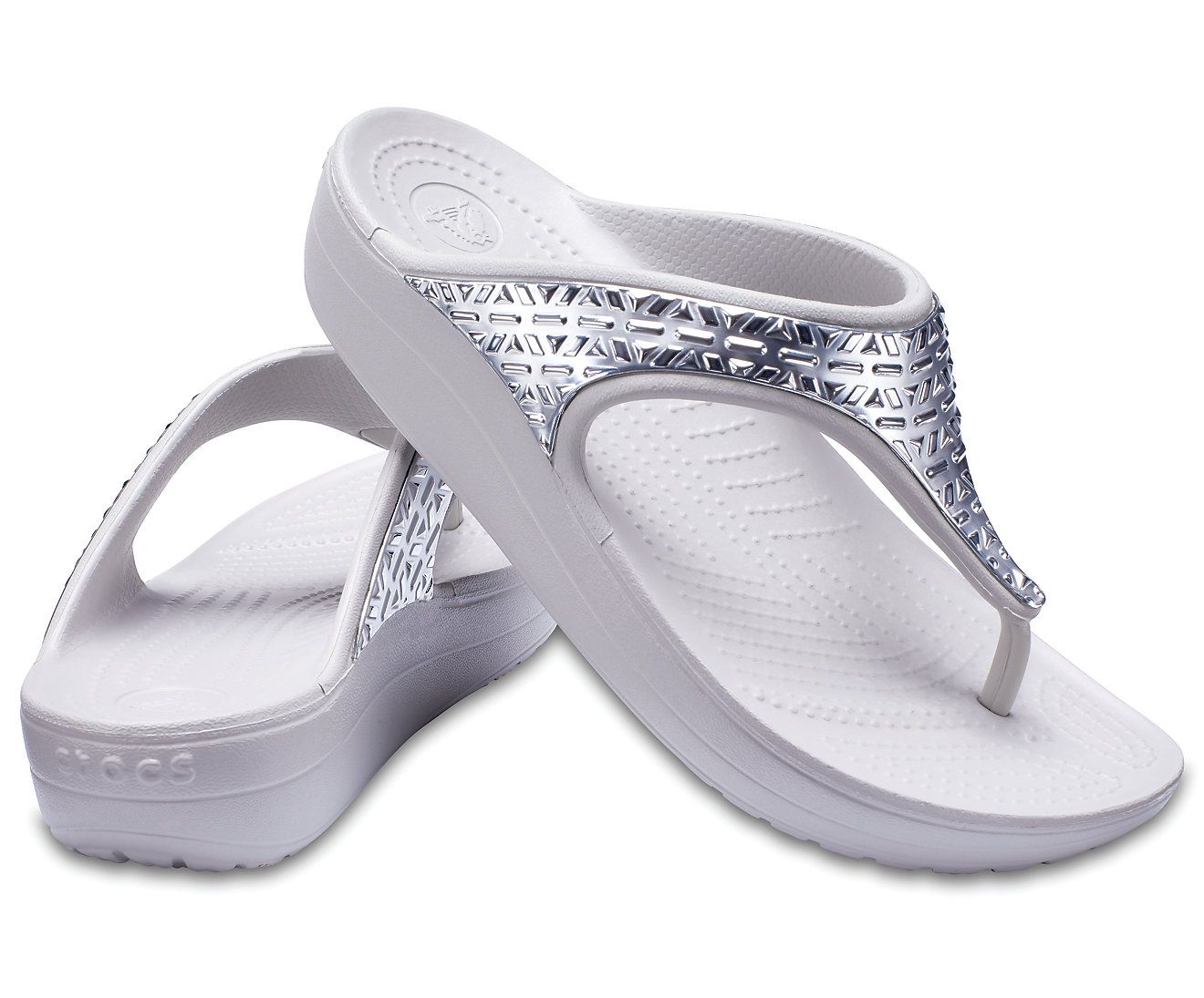 crocs white slippers price