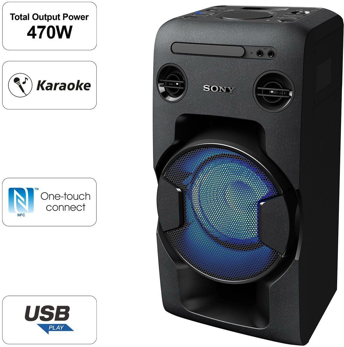 sony home theatre mhc v11