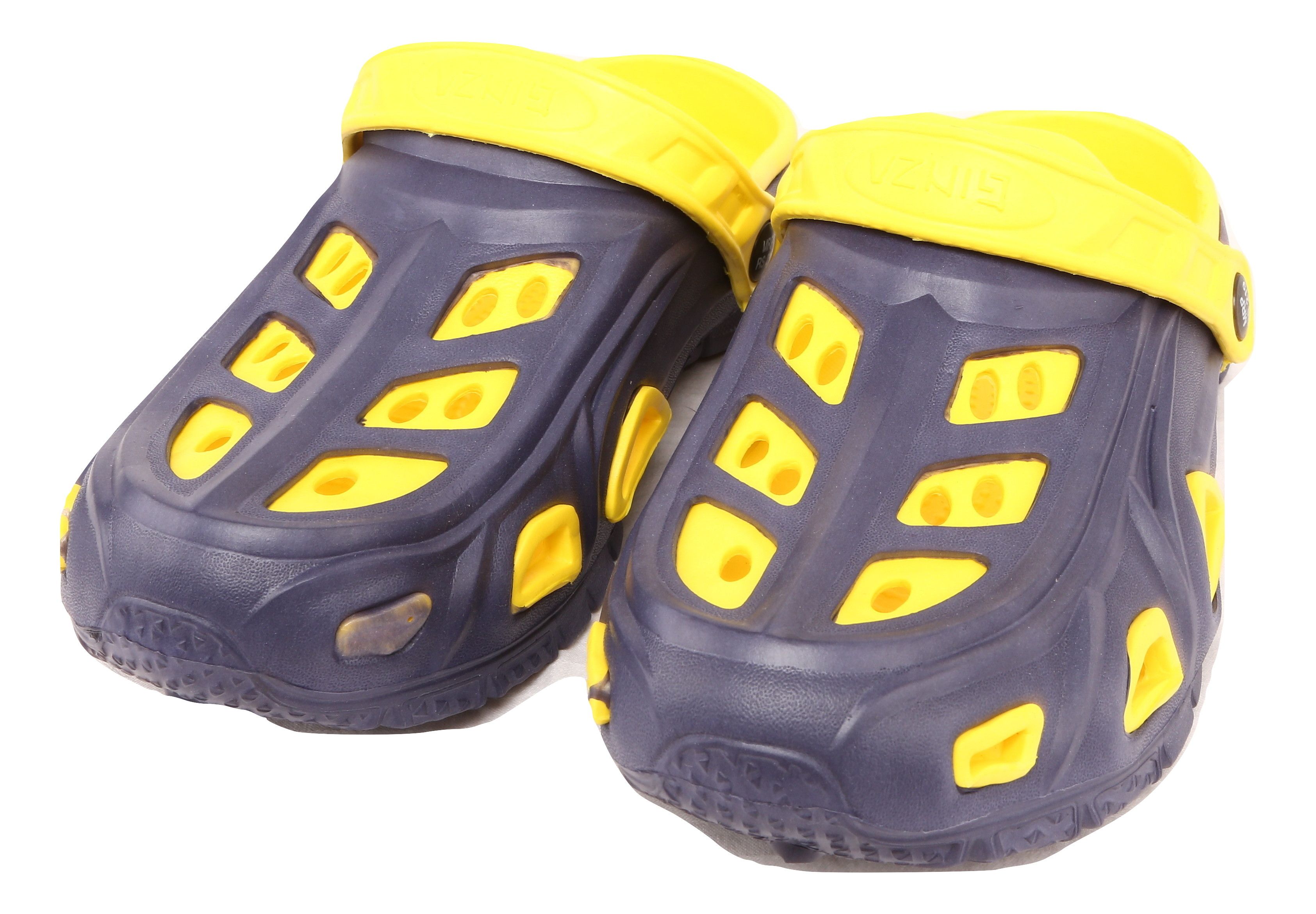 Falcon18 Crocs Men S Comfortable Rubber Clog Yellow Slide Flip