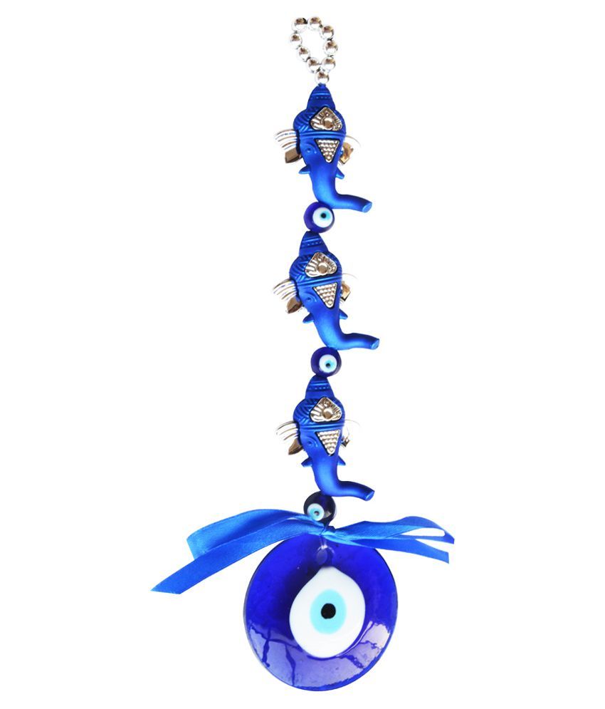     			Sagar Collection Blue Feng Shui Evil Eye Protection With Ganesha Head