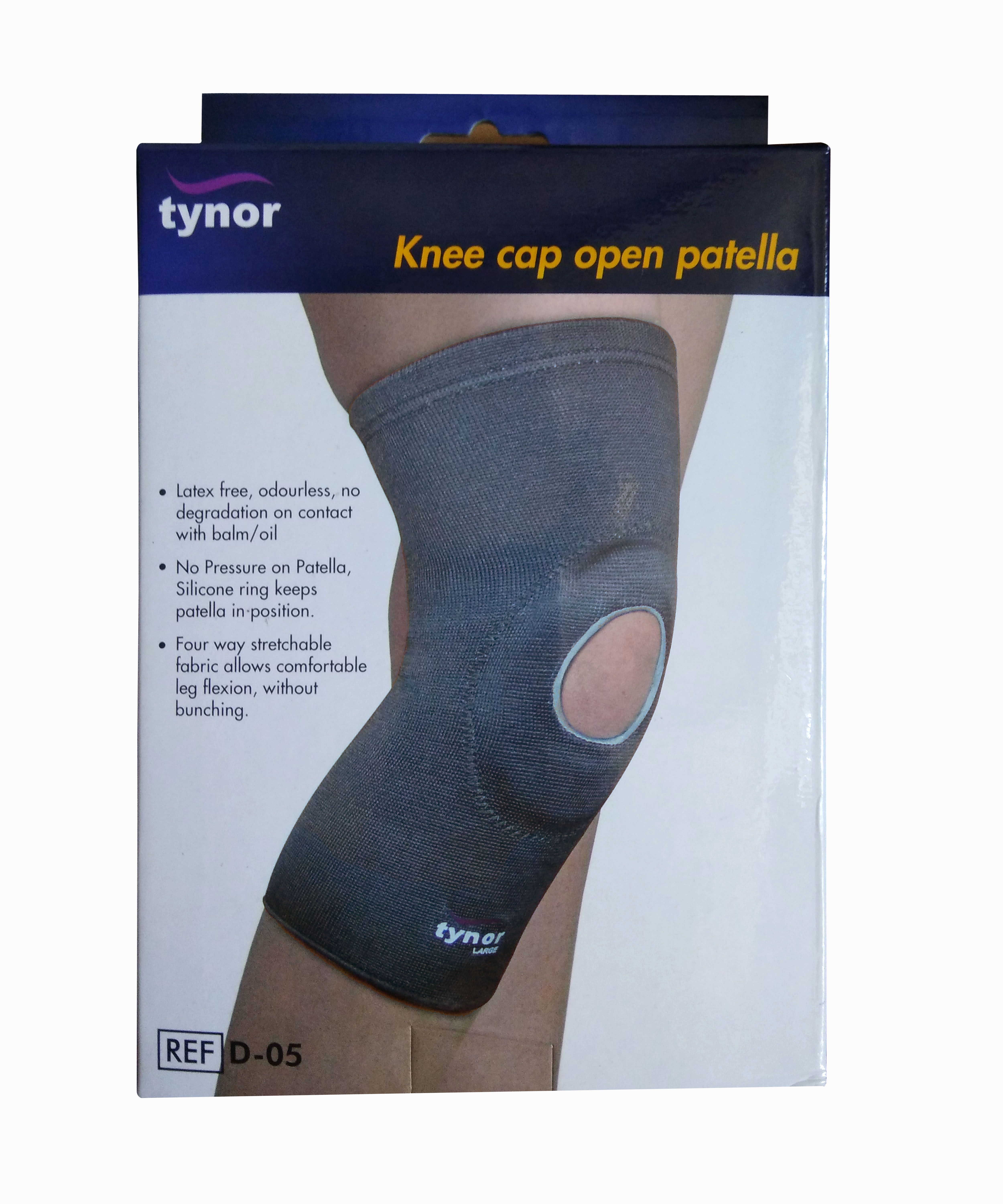     			Tynor Knee Cap with Patellar Ring, Grey, Medium, 1 Unit