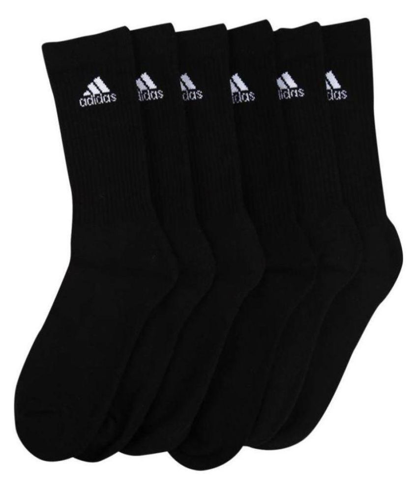 black adidas sock