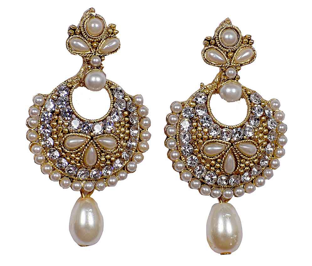 Sigma Gold Plated Beads Earrings - Buy Sigma Gold Plated Beads Earrings ...