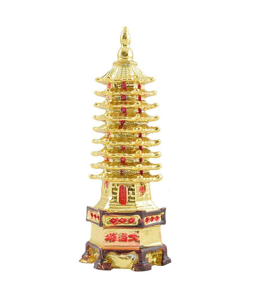     			S.S Creation Golden Feng Shui Education Tower For Academic Success For Child's Study Table