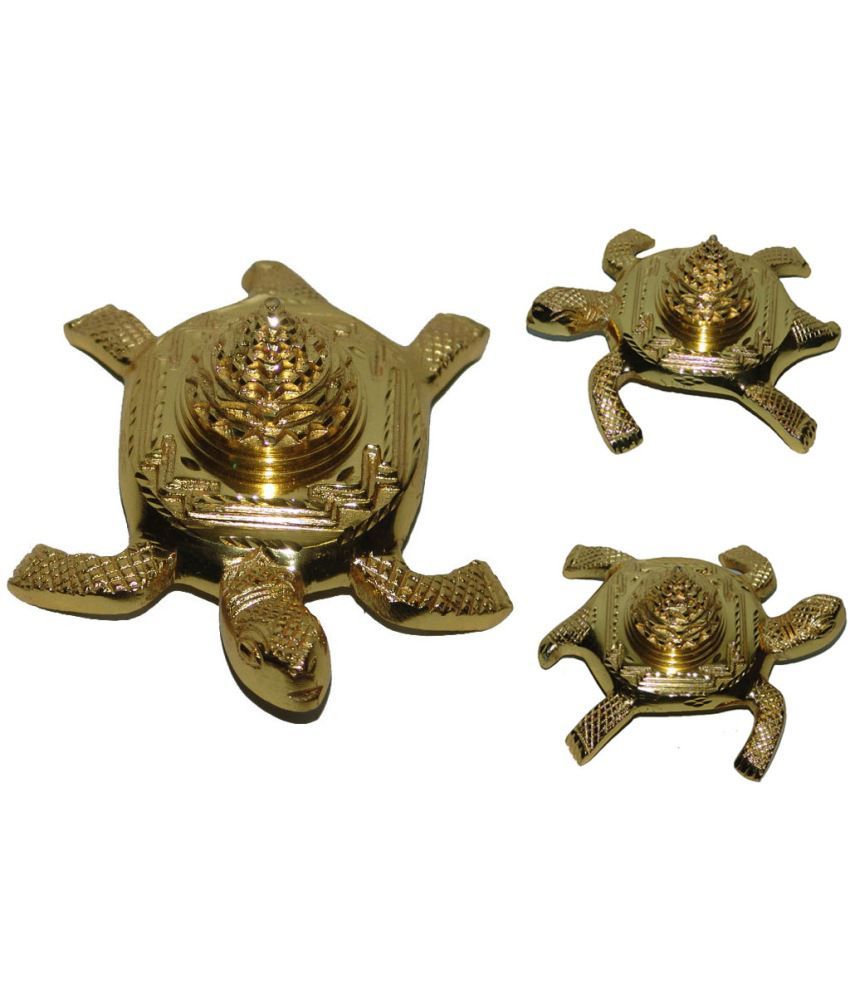     			S.S Creation Brass Tortoise Meru Shree Yantra