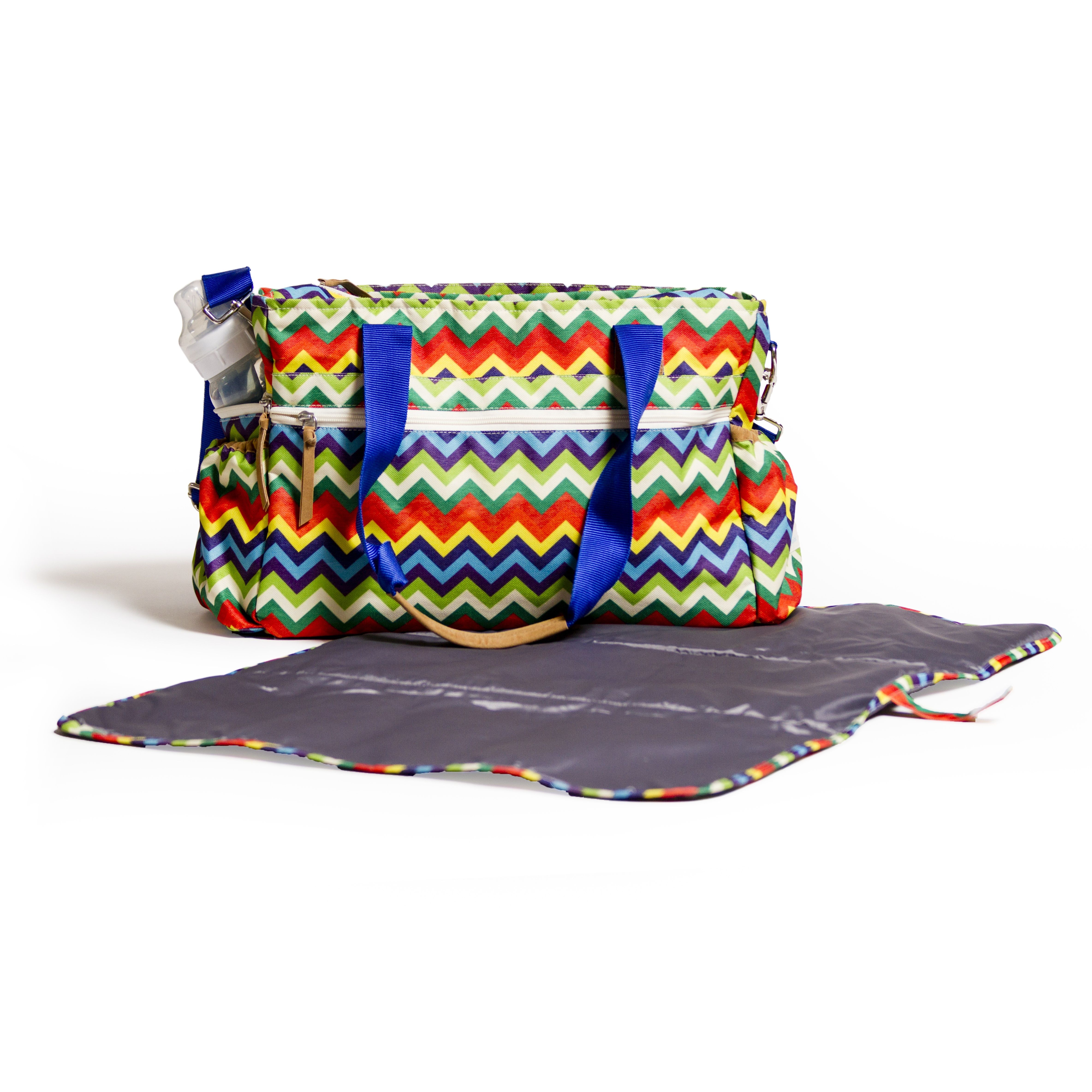 Baby Jalebi MultiColour Canvas Diaper Bag ( 27 cm Buy Baby Jalebi