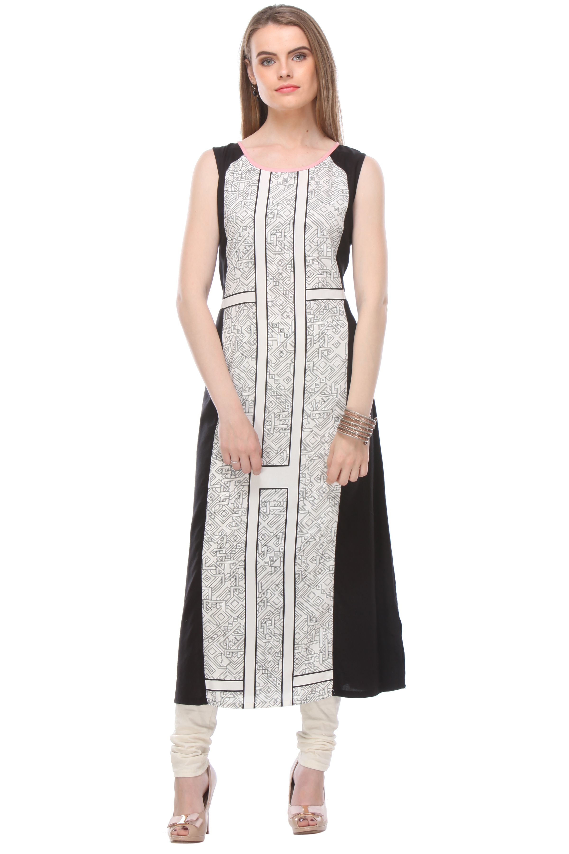 high low straight kurti