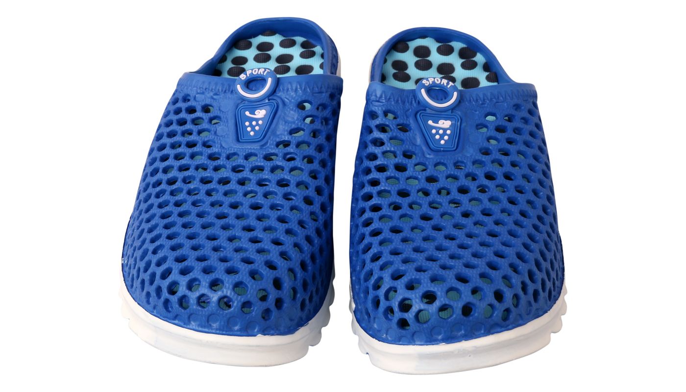 Falcon18 Crocs Men, Rubber clog Blue Slide Flip flop Price in India