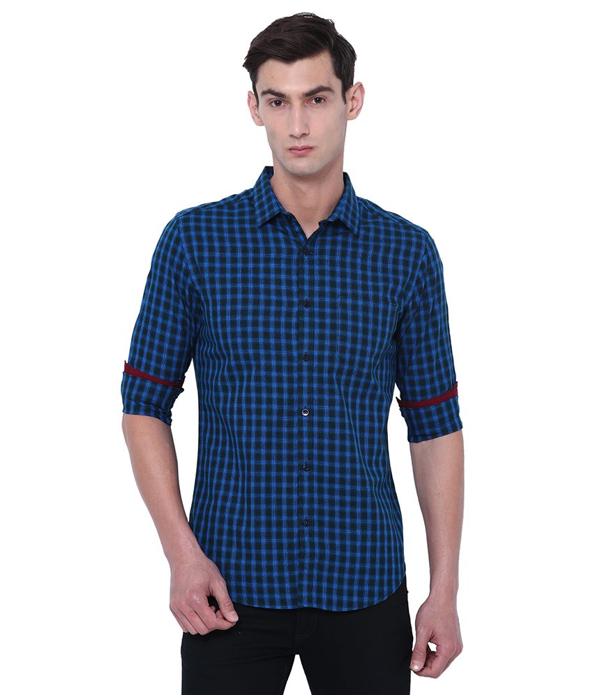     			Black Coffee Black Slim Fit Shirt